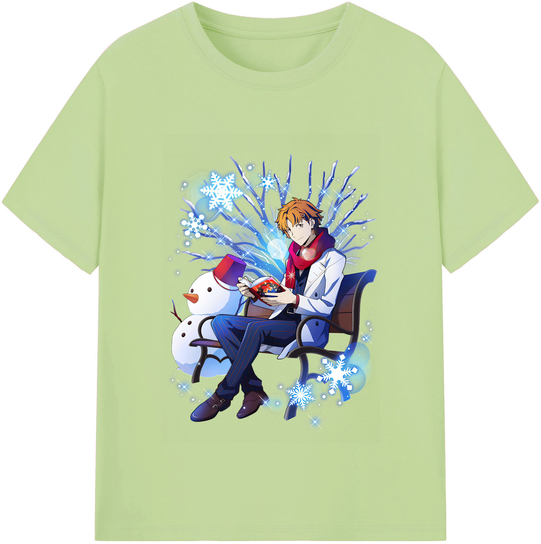 （画像用） 文豪ストレイドッグス Bungo Stray Dogs 綿100％半袖Tシャツ（フロントプリント）